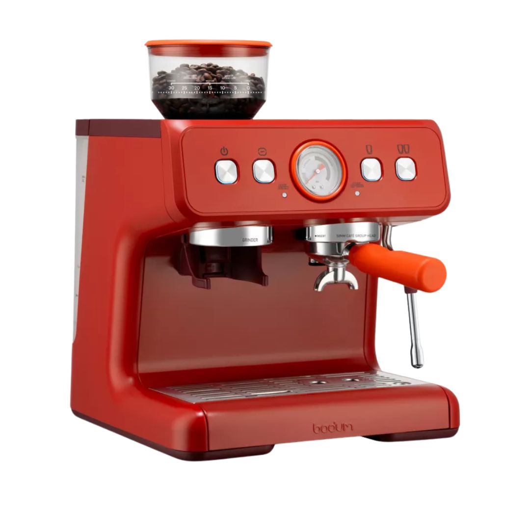 Bodum X Moma, Bistro Espresso Machine - Red