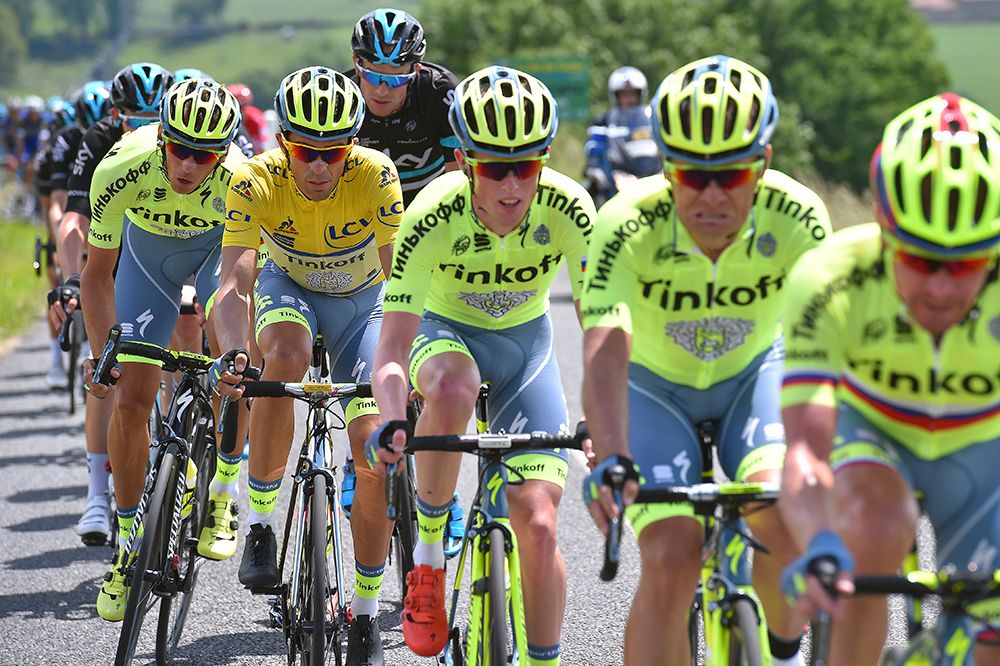 Tinkoff leads on stage 2 of the Criterium du Dauphine