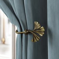 Brass curtain holdbacks, Wayfair