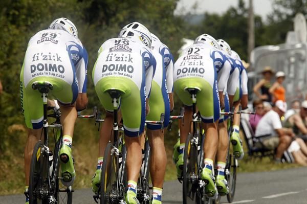 Liquigas-Cannondale in the time trial