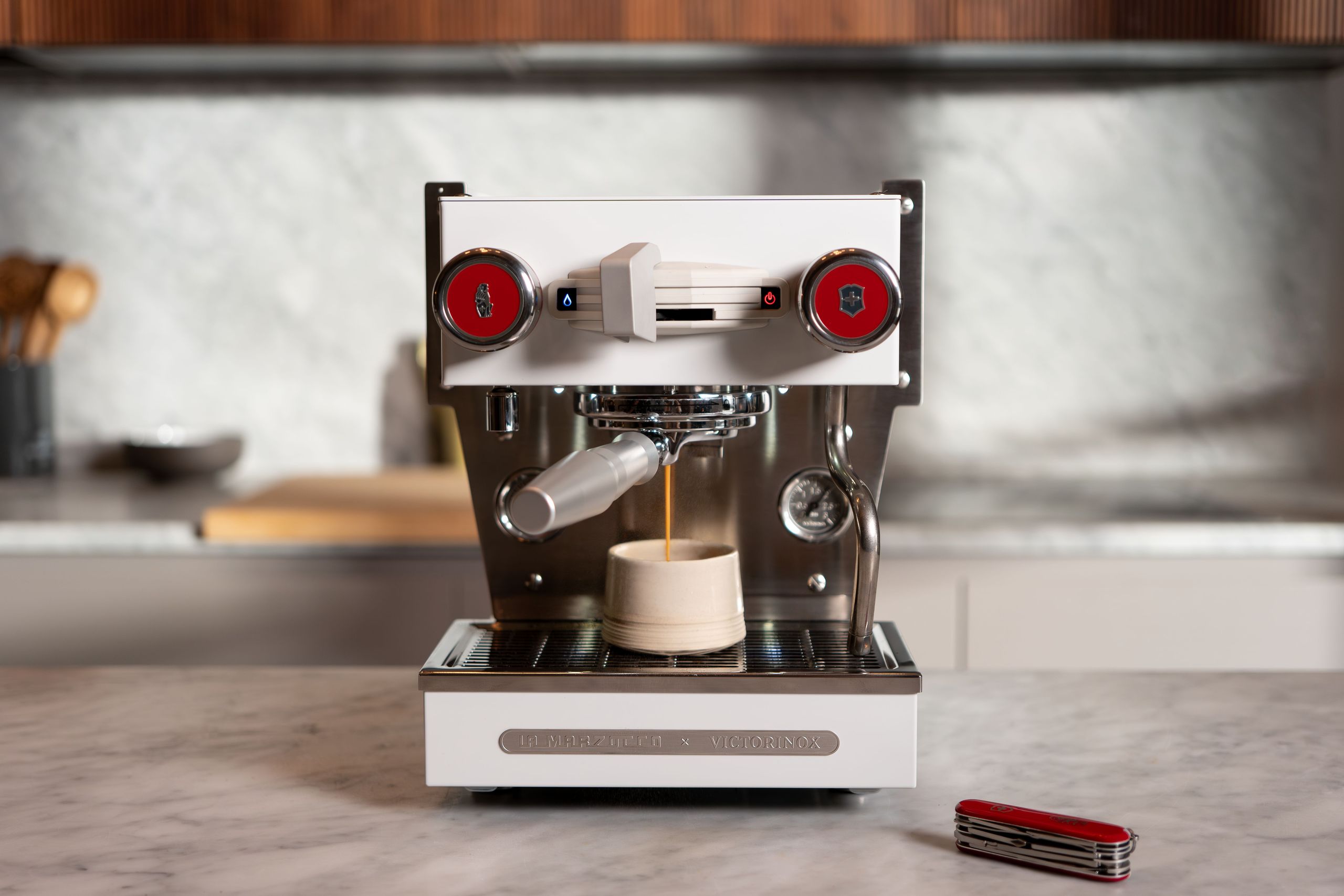 Victorinox and La Marzocco’s new multifunctional barista tool turns coffee into a craft