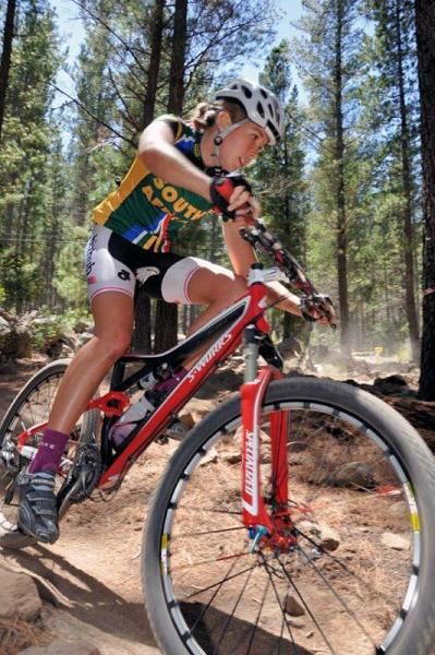 Under-23 African Continental women's champion Candice Neethling (South Africa).