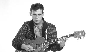 Duane Eddy with guitar