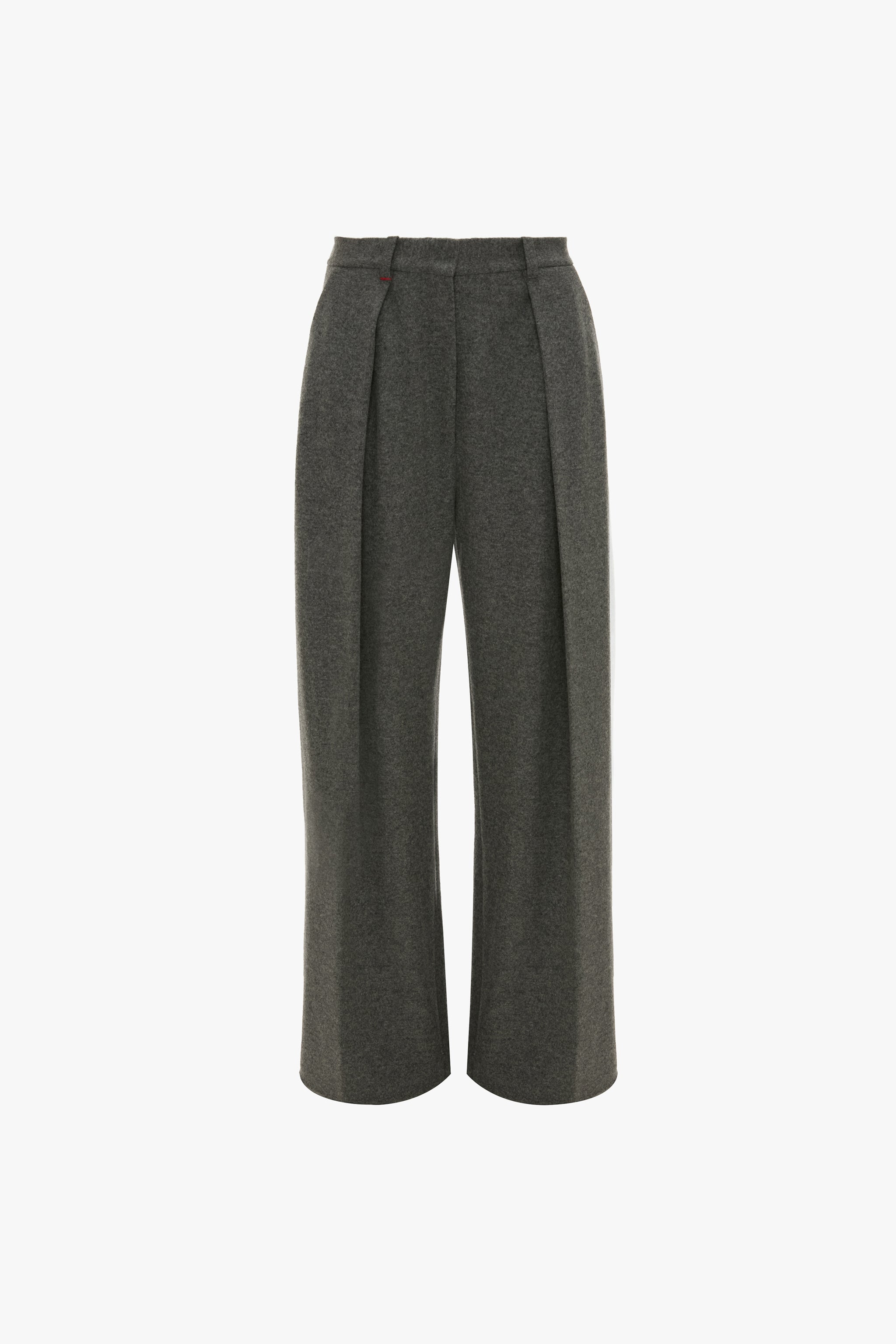victoria beckham grey tailored trousers