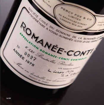 Counterfeit 1978 Romanee Conti