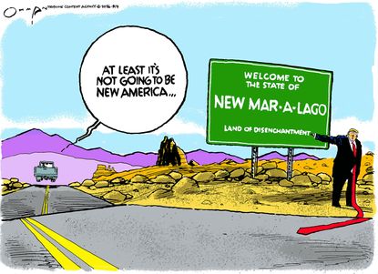 Political cartoon
