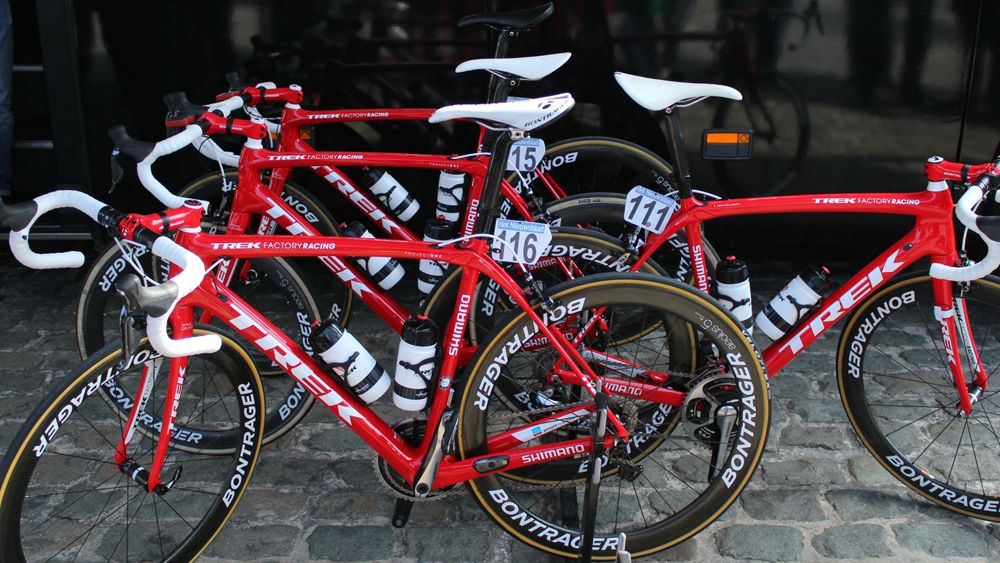 Trek Factory Racing went all in with the endurance Domane bikes at Scheldeprijs &mdash; clearly a trial run for Sunday