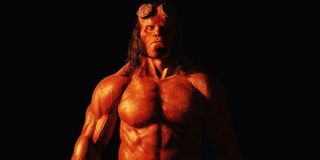First image of David Harbour as Hellboy