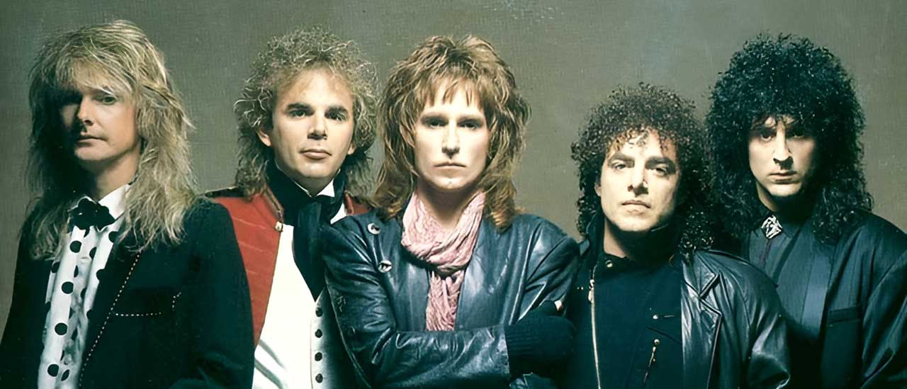 Bad English, as pictured on the cover of their debut, self-titled album