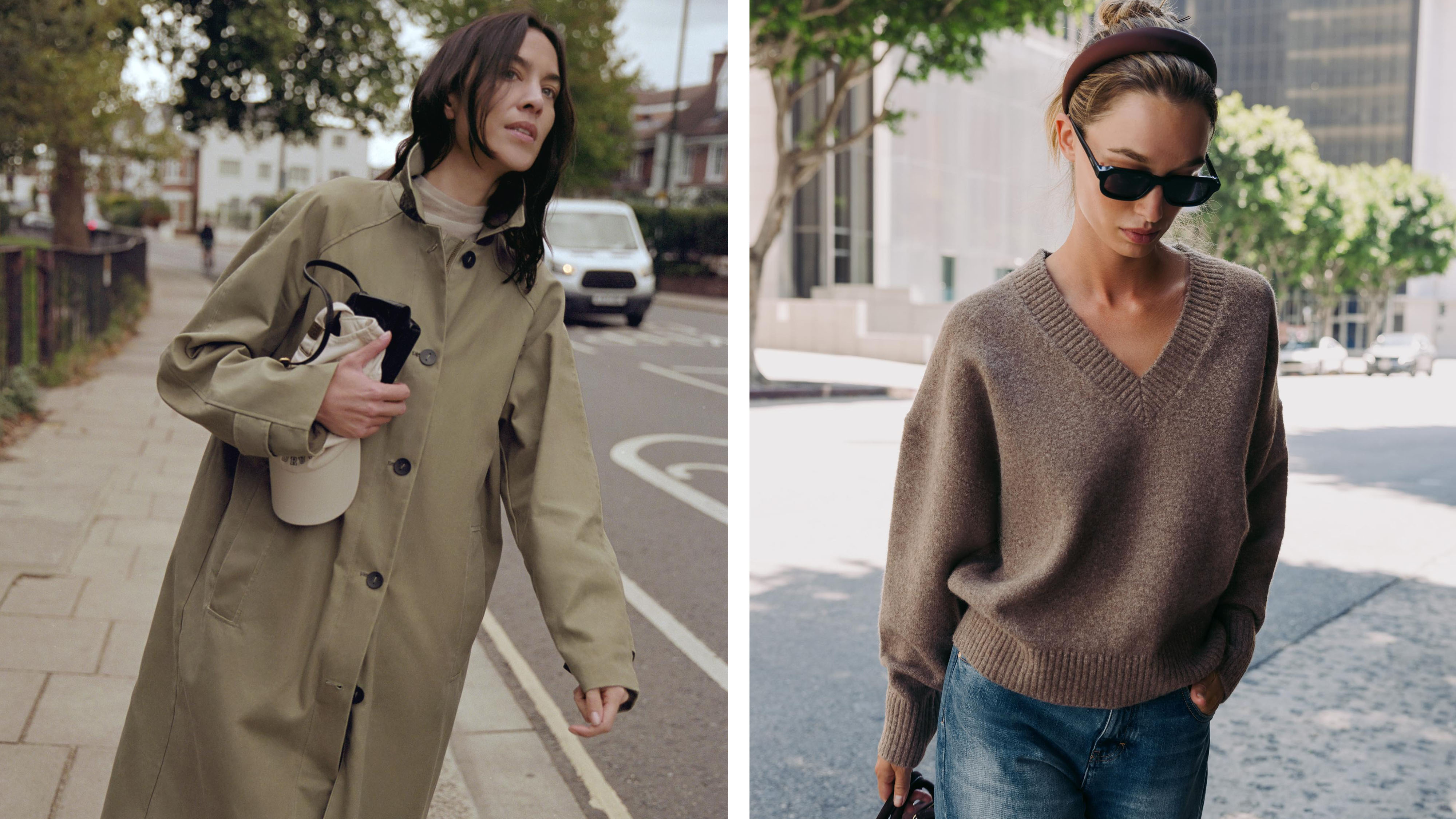 Women in Zara clothing