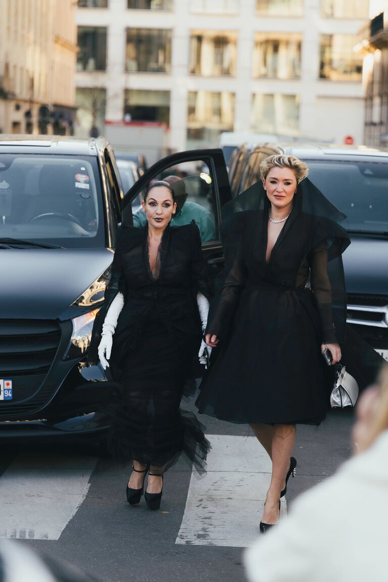 fashion insiders attend day 1 of paris fashion week wearing neutral outfits