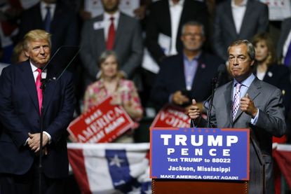 Donald Trump and Nigel Farage in Mississippi