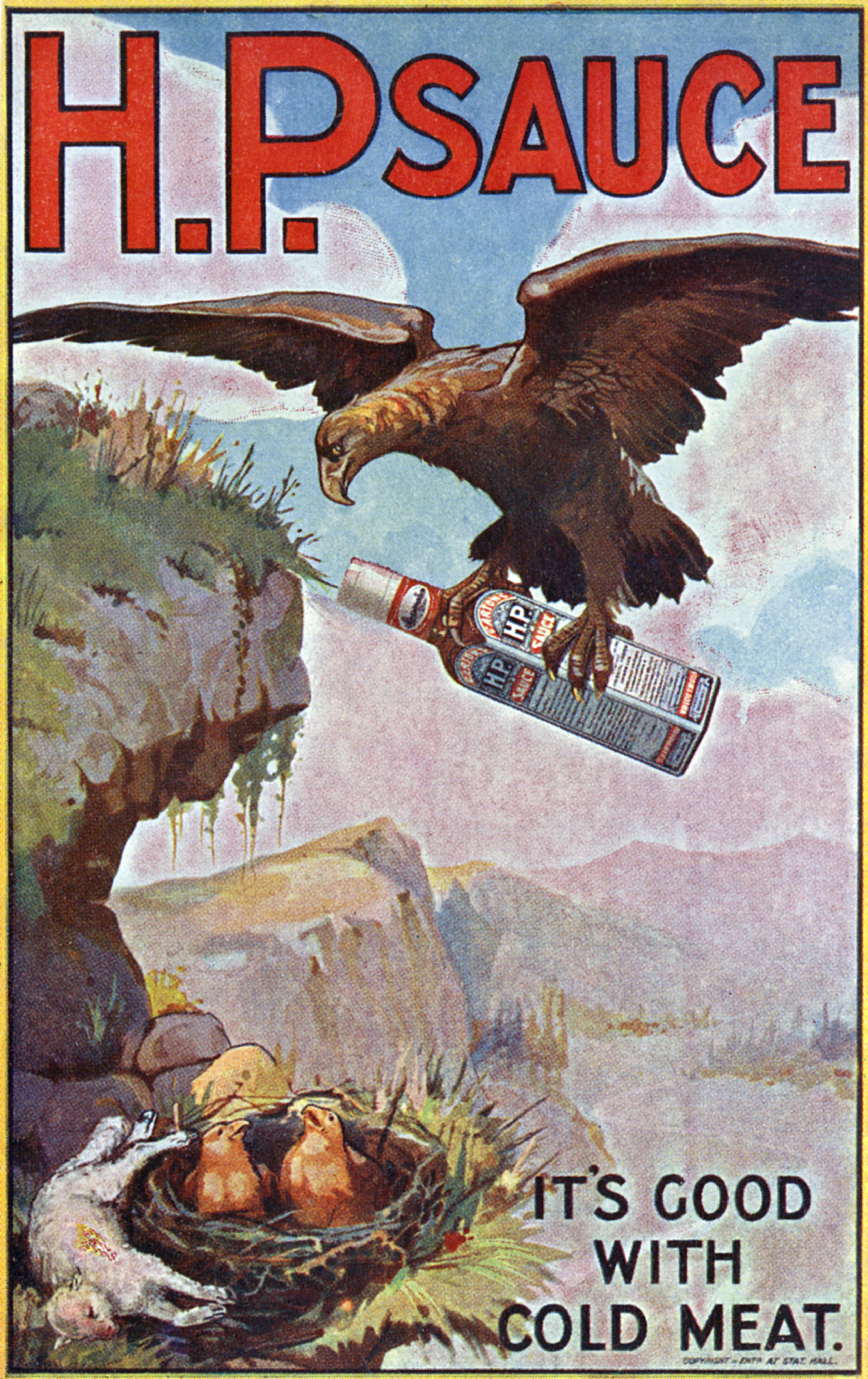 DRJ991 HP Sauce Advertisement - Good with cold meat