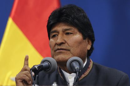 Bolivian ex-president Evo Morales.