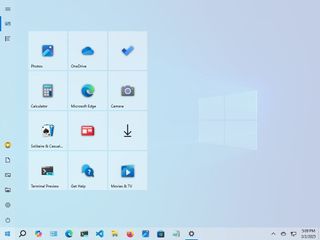 Windows 10 full-screen Start menu