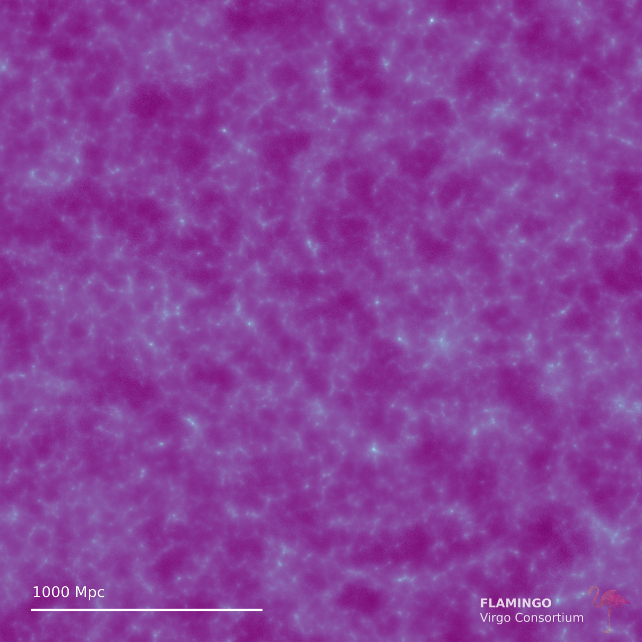 a web of trillions of galaxies is cast in various colors according to their image filter of celestial spectrum interference.