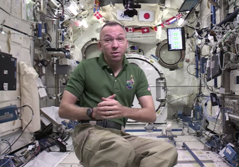 Watch an Astronaut Test Newton's Second Law of Motion in Space | Space