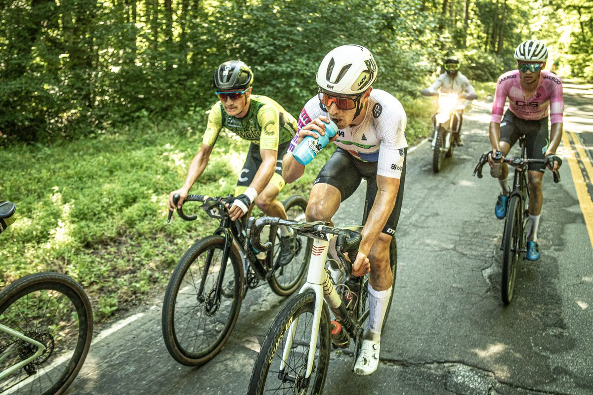 Hydration was key for a hot, dry day in the Blue Ridge Mountains