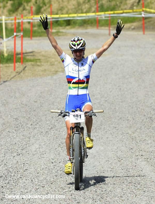 Catharine Pendrel wins her 4th National Championship
