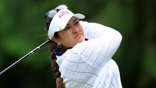 Lilia Vu takes a shot during the KPMG Women's PGA Championship