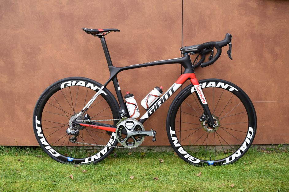 Team Sunweb's development team have been training on the TCR Disc model