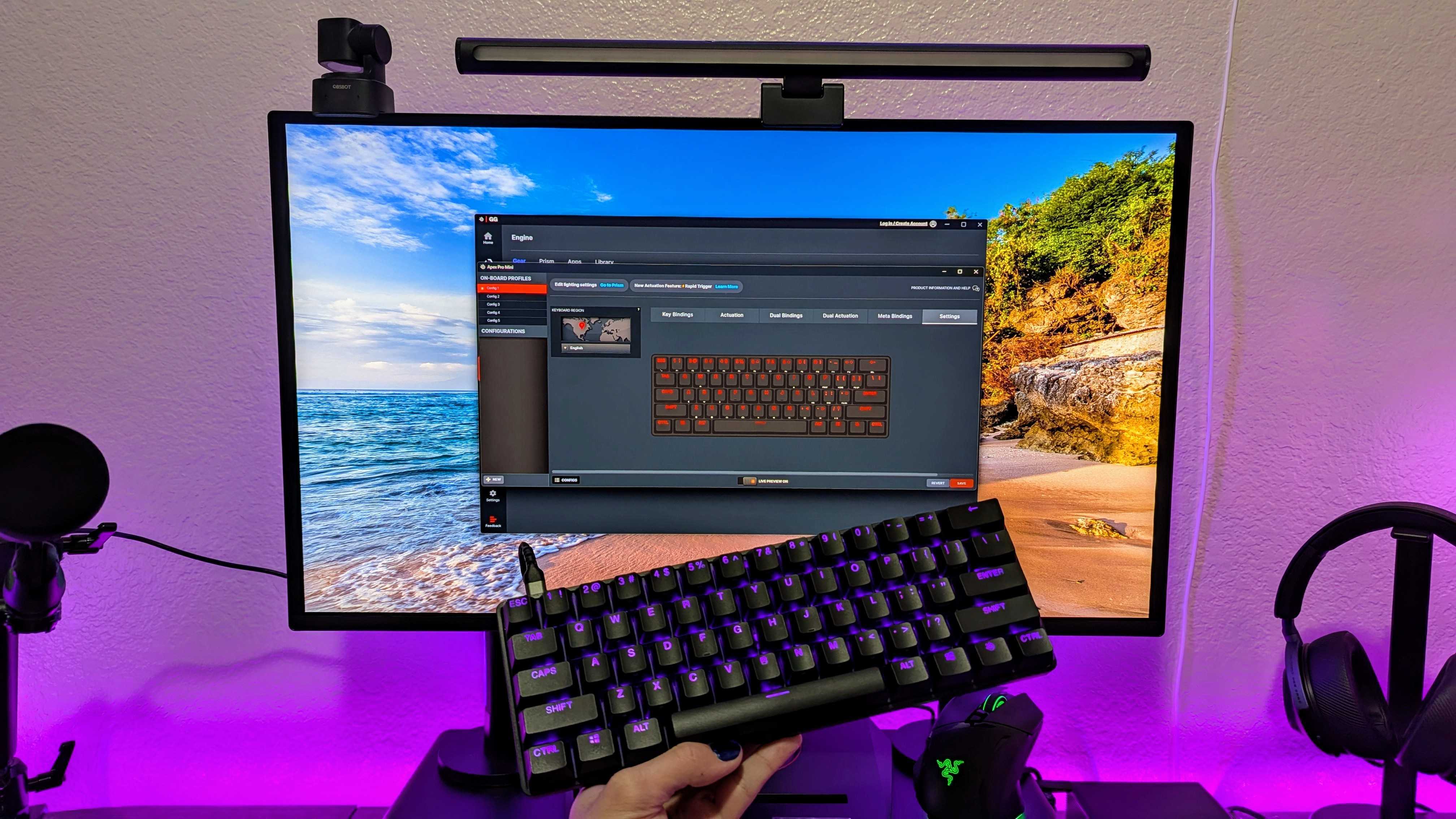 Image of the SteelSeries Apex Pro Mini (Gen 3).
