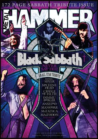 The cover of Metal Hammer magazine issue 232 featuring Black Sabbath