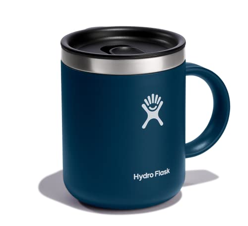 Hydro Flask Coffee Mug – Insulated Stainless Steel, Non Spill, Leak Resistant Travel Mug 12 Oz Indigo Blue