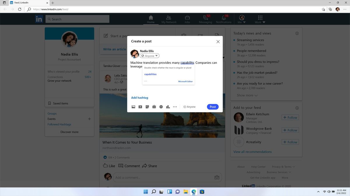 Editor Microsoft Edge