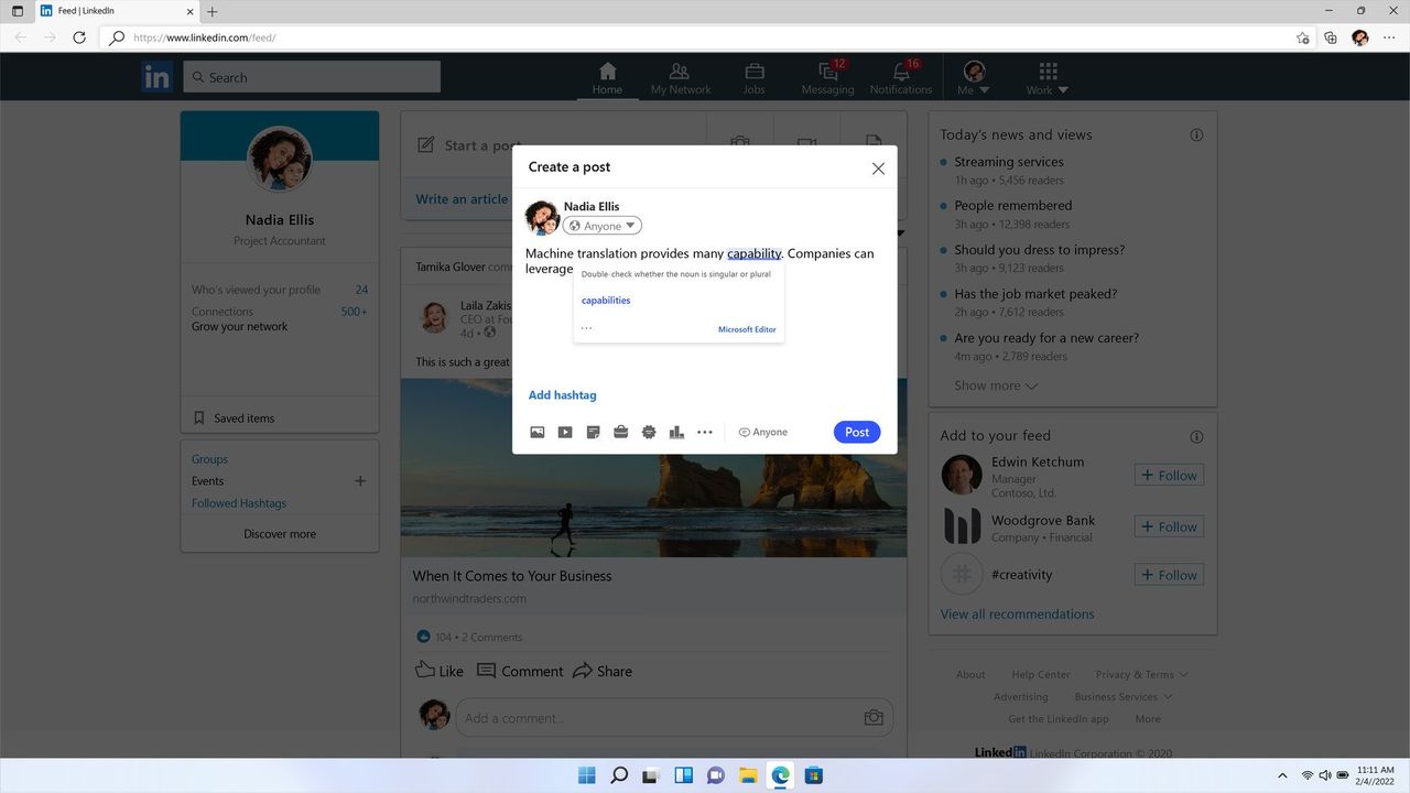 Editor Microsoft Edge
