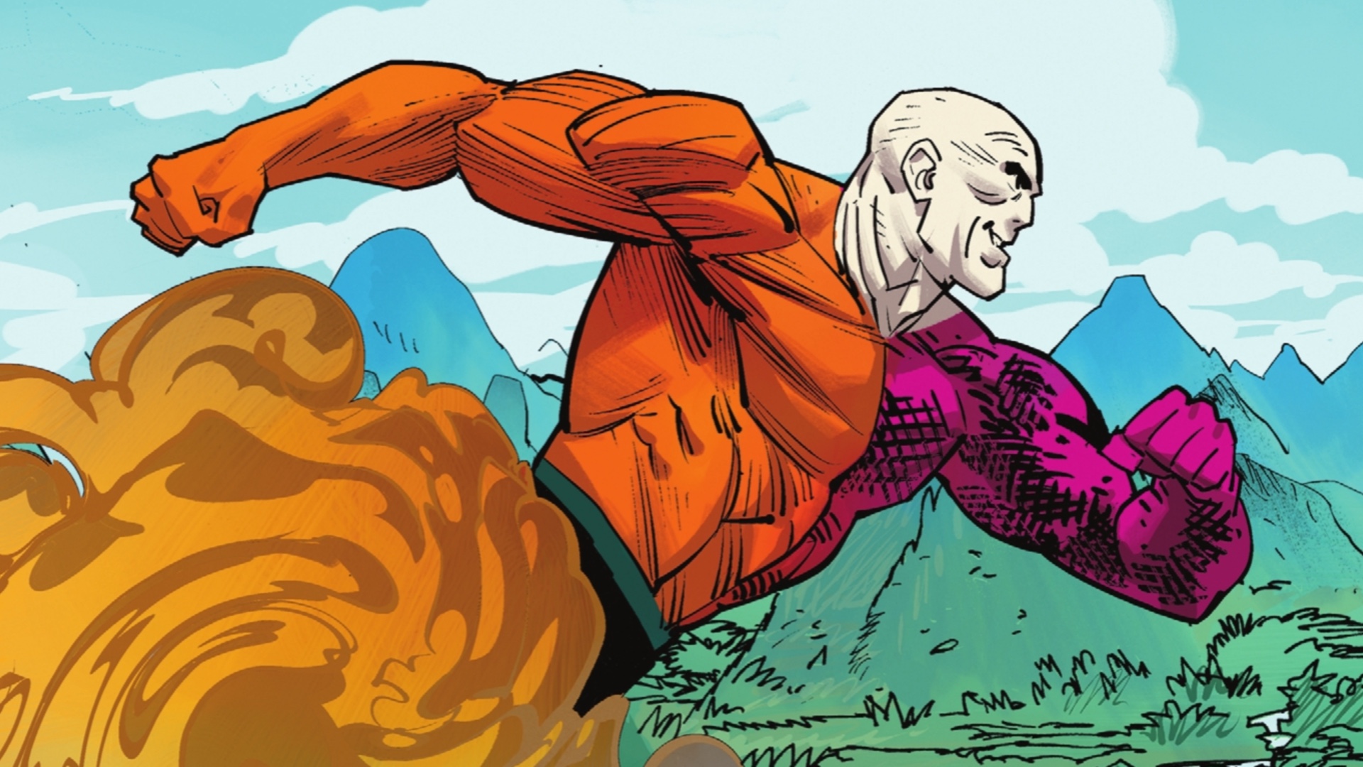 Metamorpho in a DC comic.