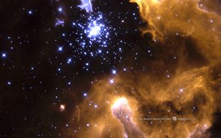 NGC 3603 nebula space wallpaper