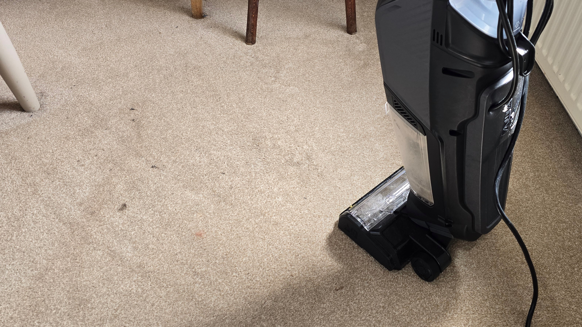 Bissell dragging hair across carpet