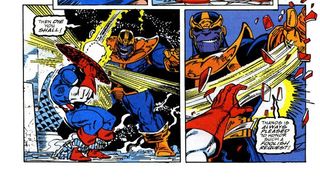 Captain America Infinity Gauntlet death thanos