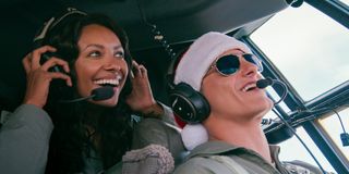 Kat Graham and Alexander Ludwig in Operation Christmas Drop