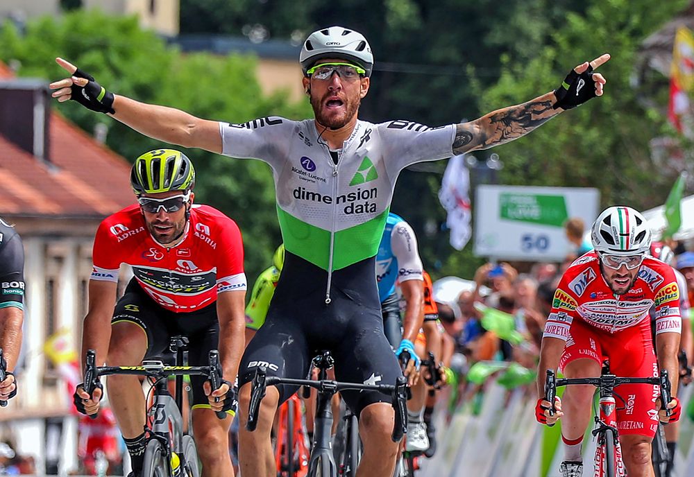 Giacomo Nizzolo (Dimension Data) wins the final stage at Tour of Slovenia