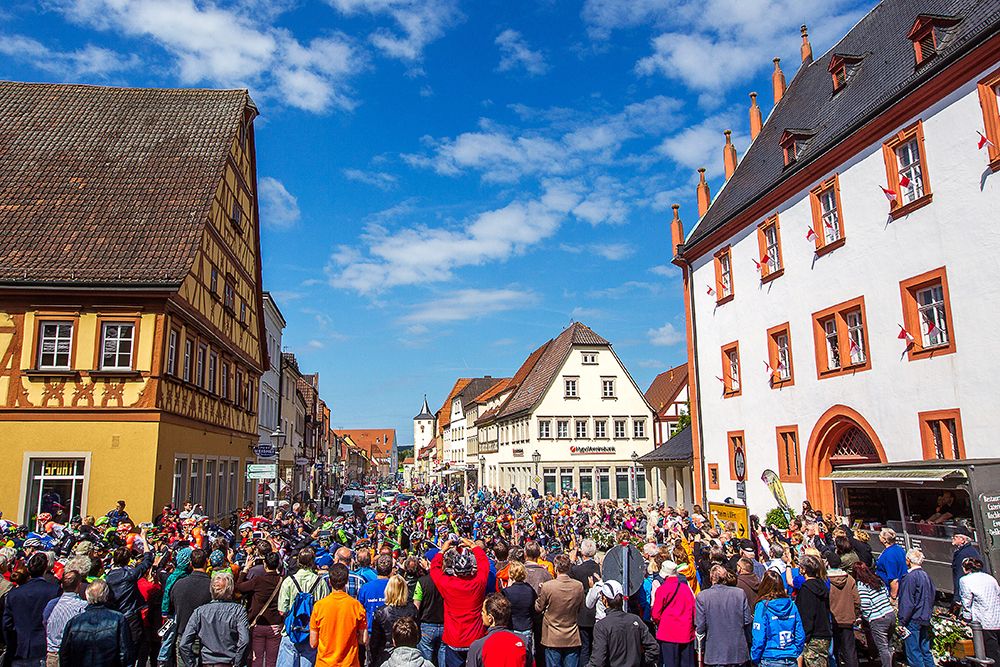 Hassfurt turned out the crowds for the final stage