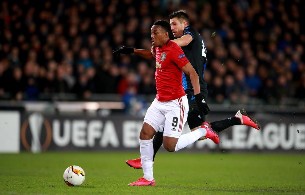 Anthony Martial earns Manchester United draw against Club Brugge ...