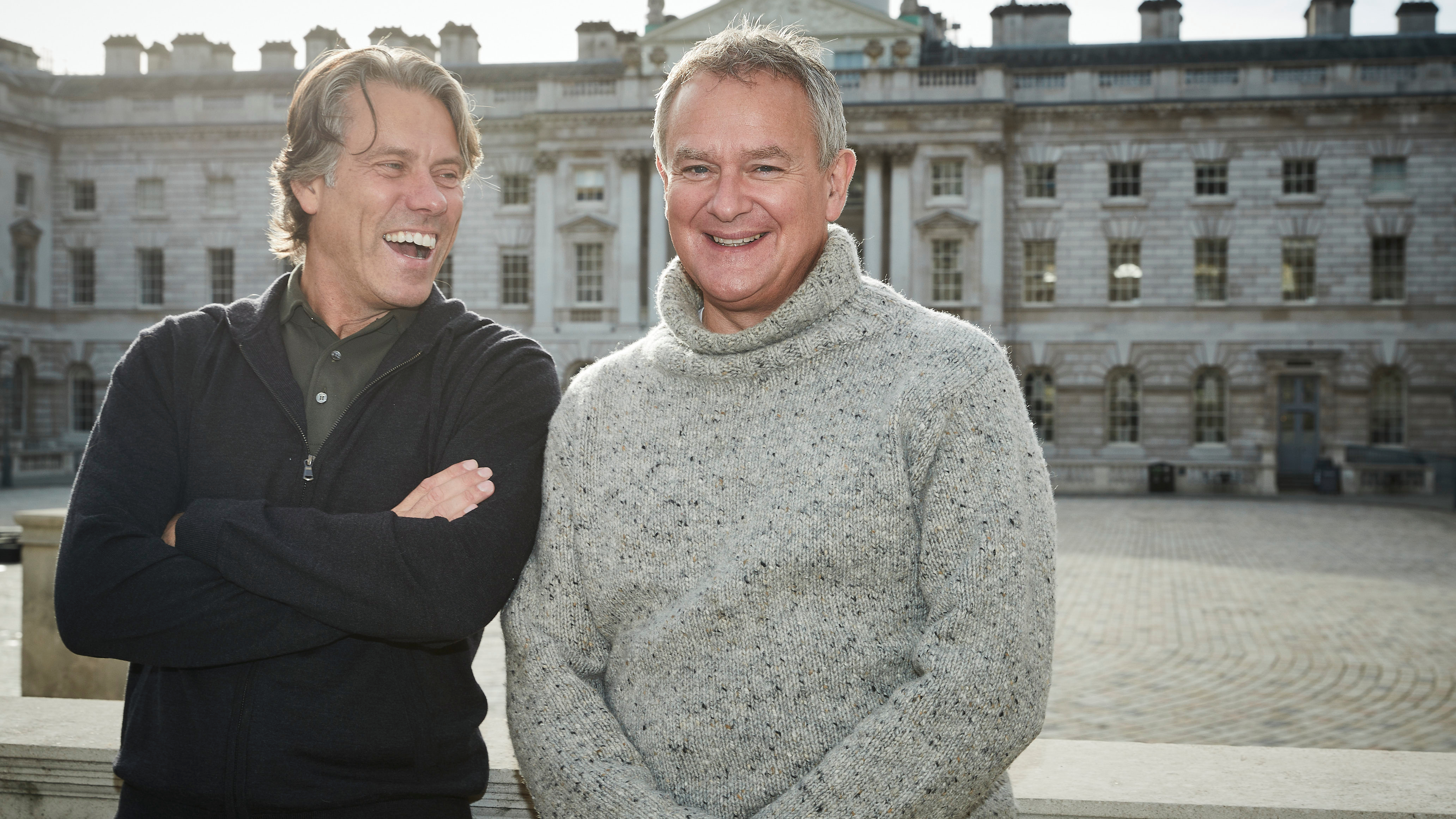 John Bishop and Hugh Bonneville