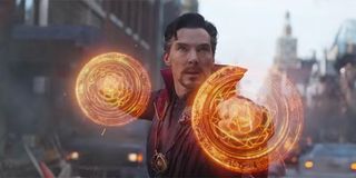 Doctor Strange readying to fight Ebony Maw in Avengers: Infinity War