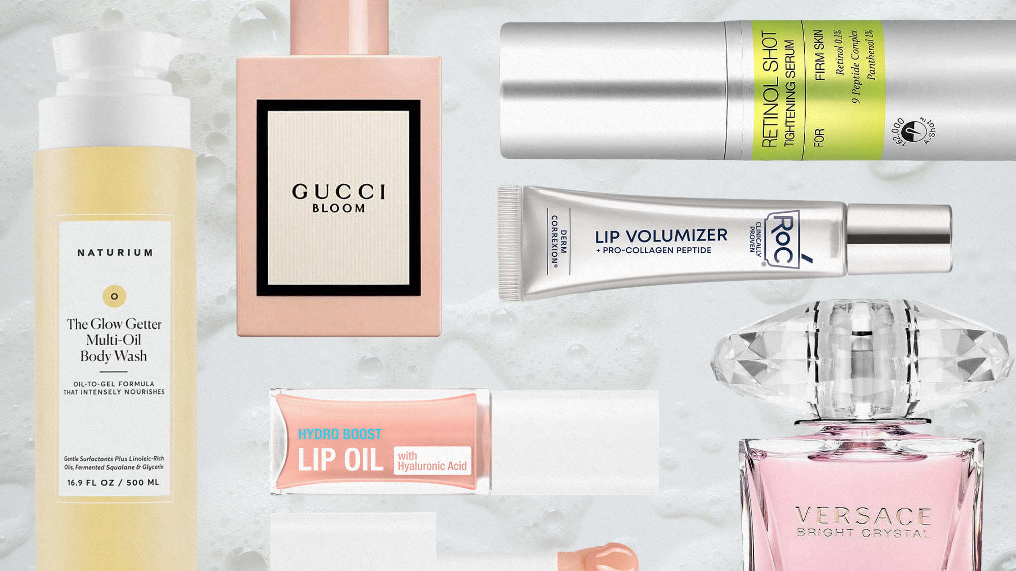 Walmart beauty product collage