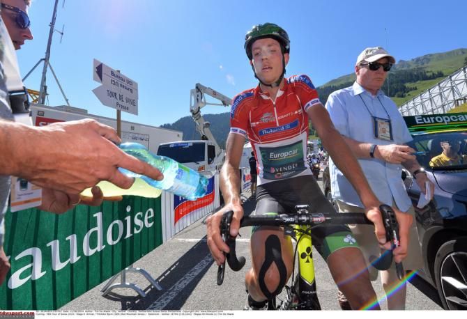 Bj&ouml;rn Thurau (Europcar) after crossing the line