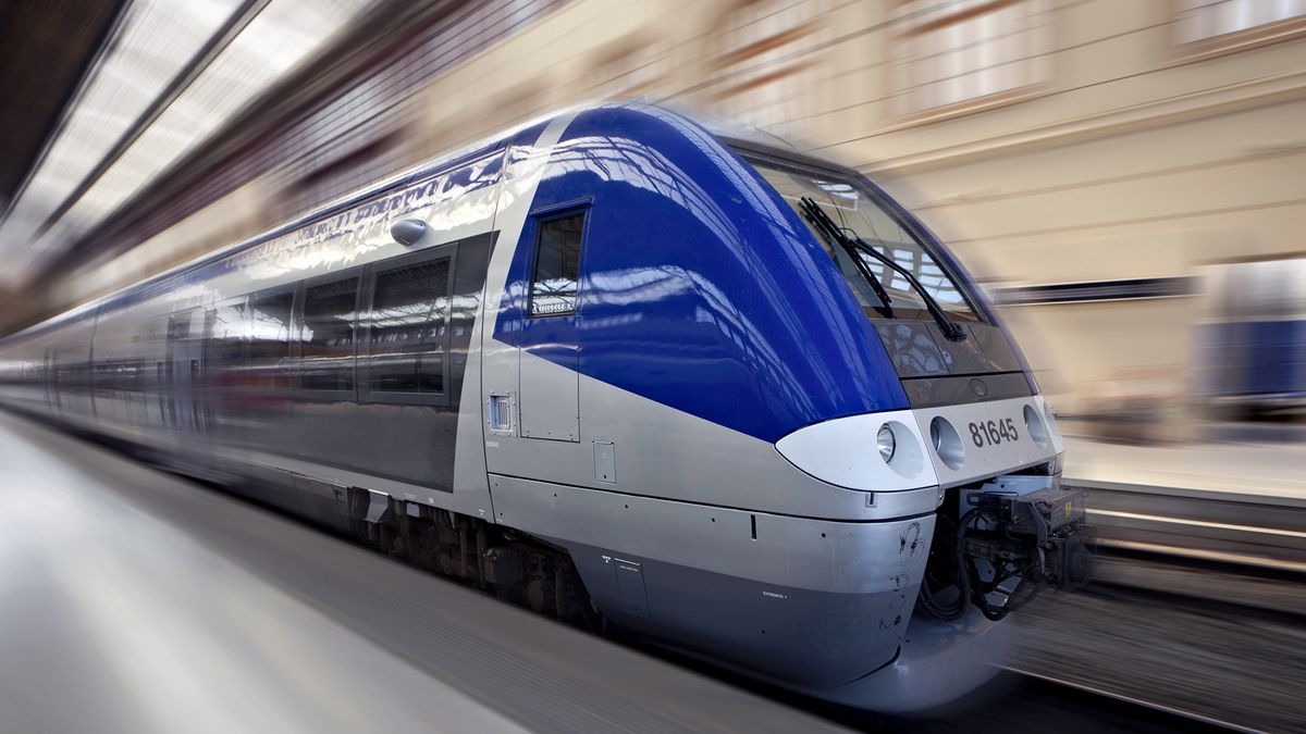 Train of the French National Railway Company (SNCF)