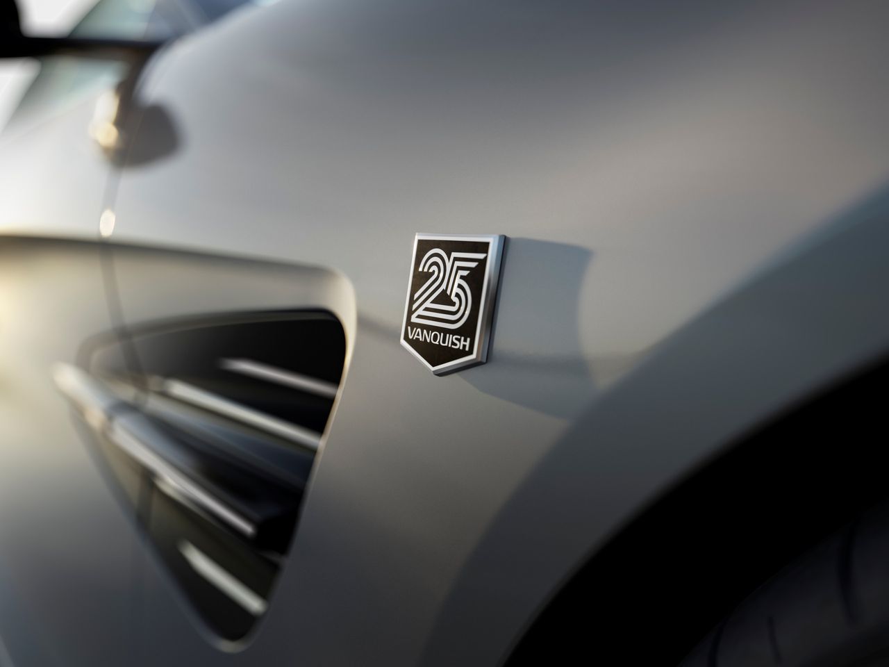 Exterior design details of the Vanquish 25