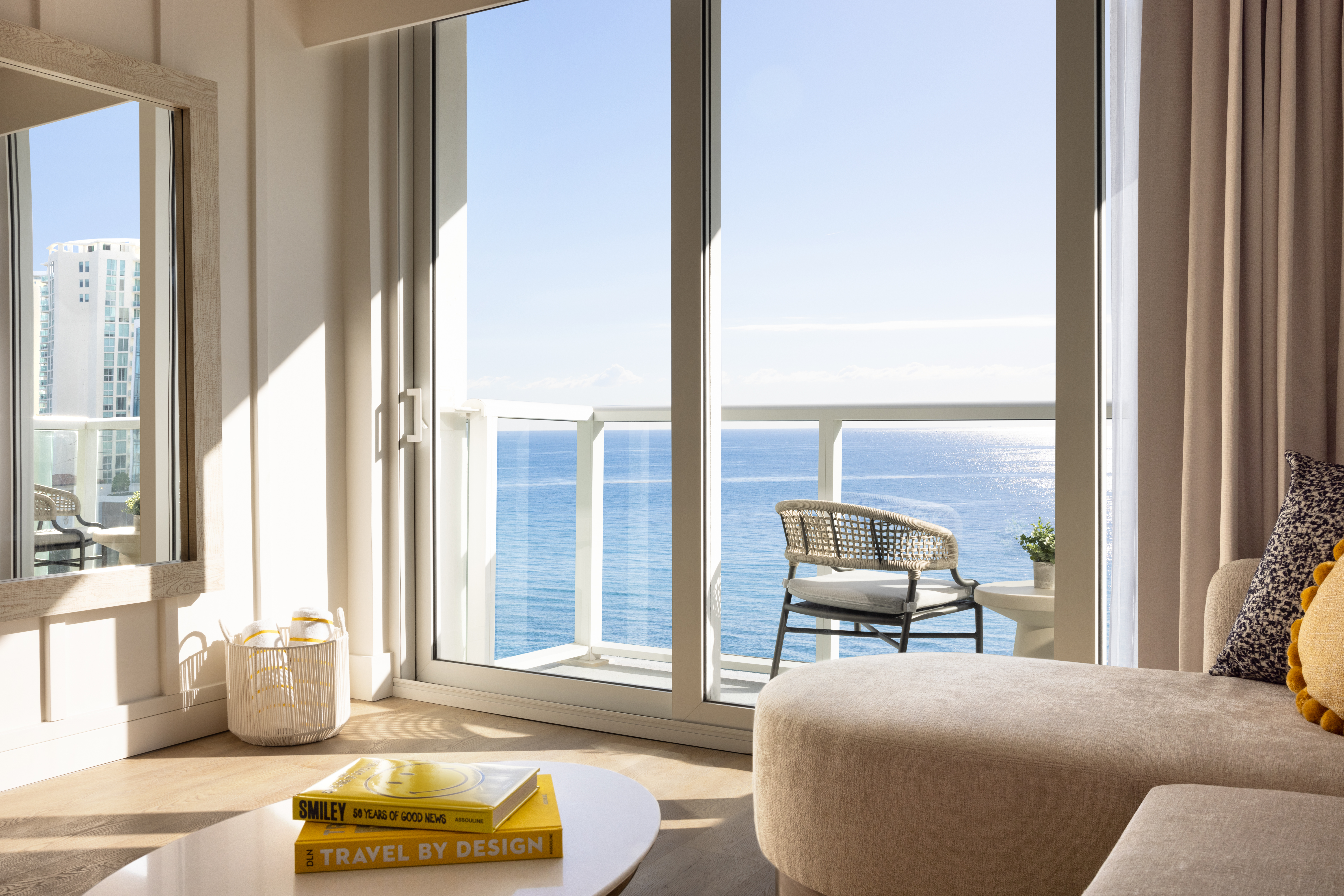 The view of the Atlantic Ocean from a room at The Sunny
