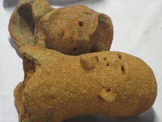 Two of the figurines American officials formally returned to the Nigerian government on July 27. These roughly 2,000-year-old sculptures are the work of the Nok culture and were stolen from the Nigerian national museum. 