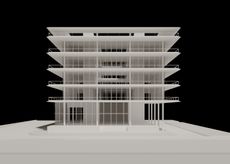 Alberto Campo Baeza New York building model