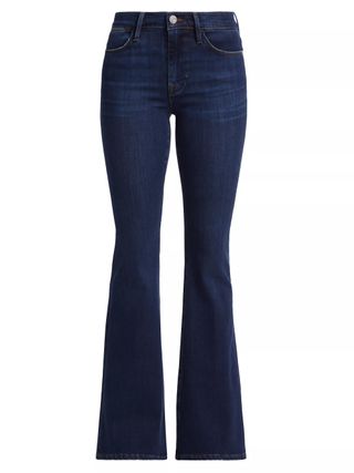 Flared jeans with frame 