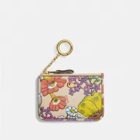 38. Coach Mini Skinny Id Case with Floral Print