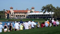 The 18th hole at TPC Sawgrass